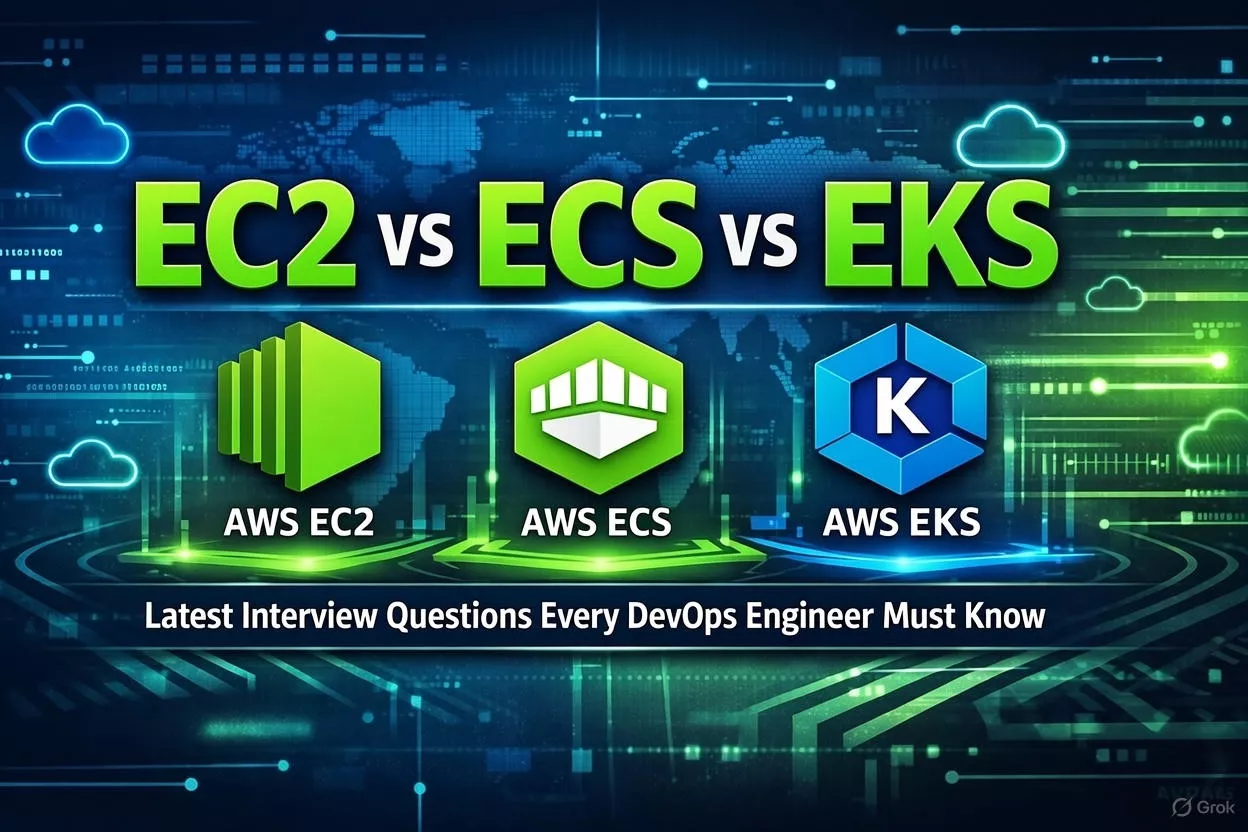 EC2 vs ECS vs EKS – Interview Questions