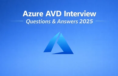 Azure AVD interview questions and answers